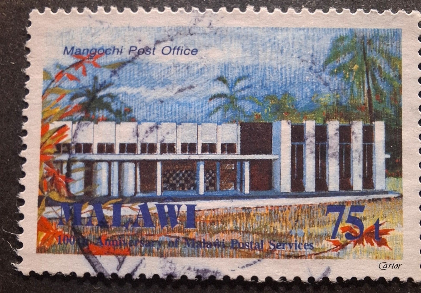 Malawi postkantoor, Ophalen of Verzenden, Dier of Natuur