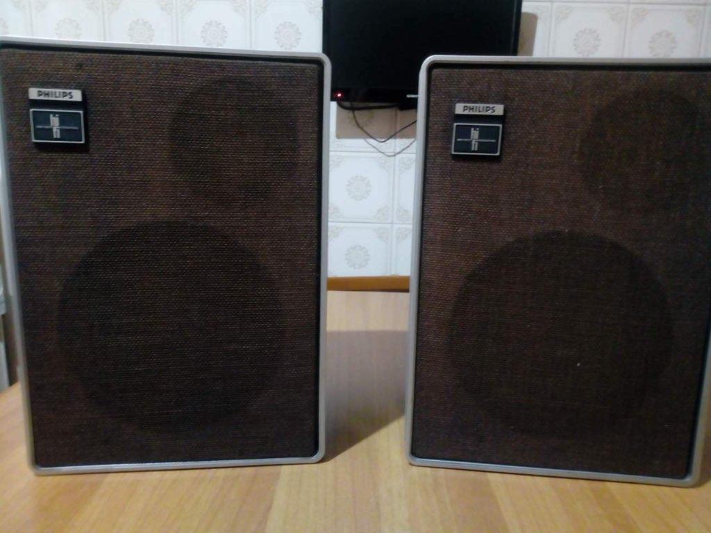 Vintage PHILIPS Full Range luidsprekers * 1975, Audio, Tv en Foto, Luidsprekers, Ophalen, Philips, Gebruikt, Minder dan 60 watt