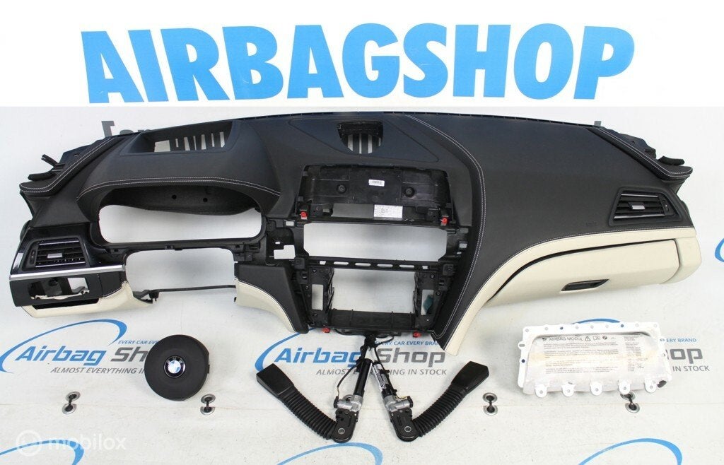 Airbag set - Dashboard M leder wit HUD BMW 6 F06 F12 F13, Auto-onderdelen, Gebruikt, Ophalen of Verzenden