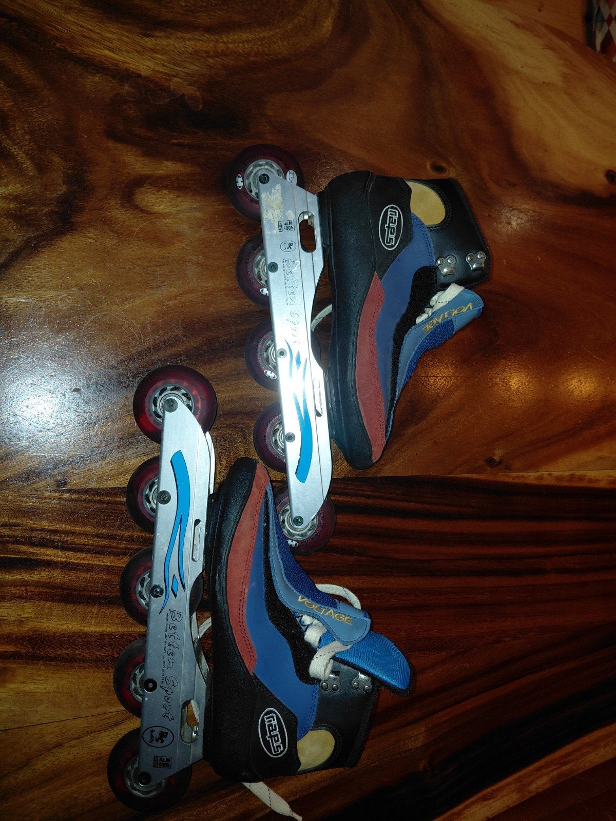 Raps Voltage skeelers in goede staat, Sport en Fitness, Ophalen, Gebruikt, Inline skates 5 wielen, Overige merken