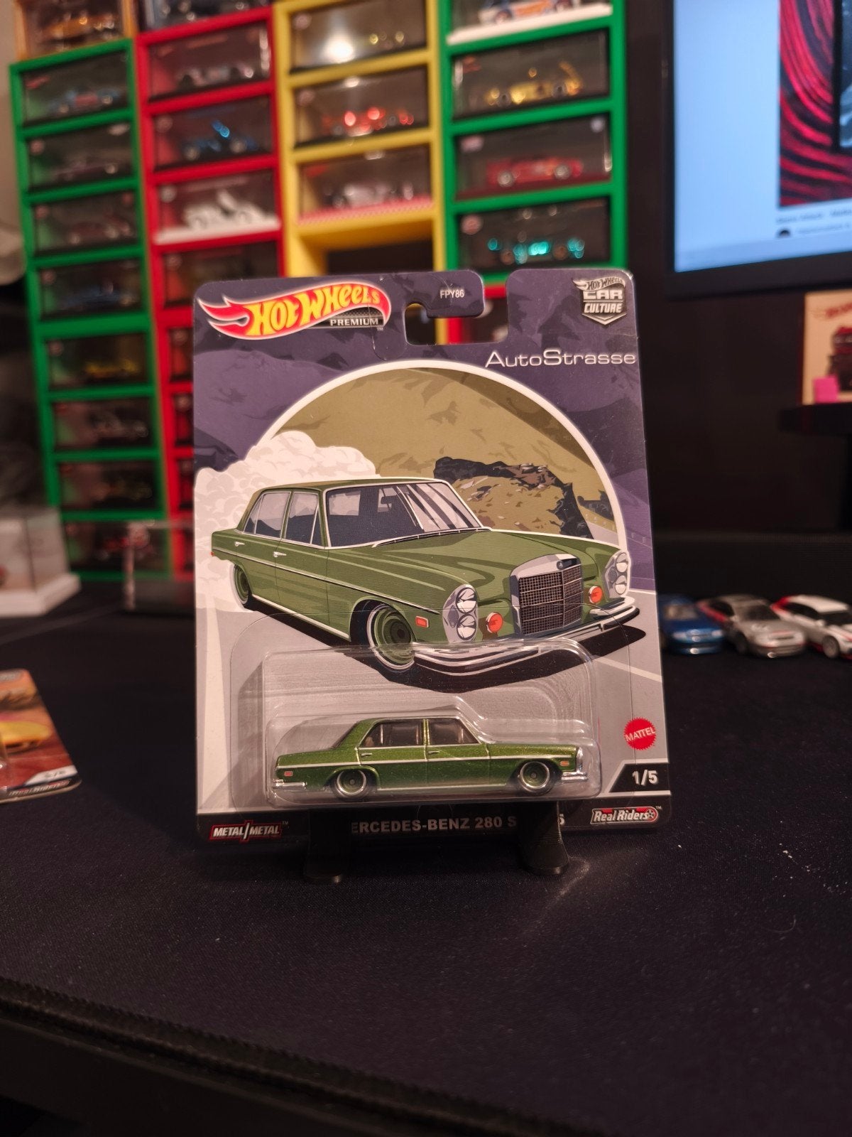 Hot Wheels Premium Car Culture AutoStrasse Mercedes-Benz 280, Ophalen of Verzenden, Nieuw, Auto