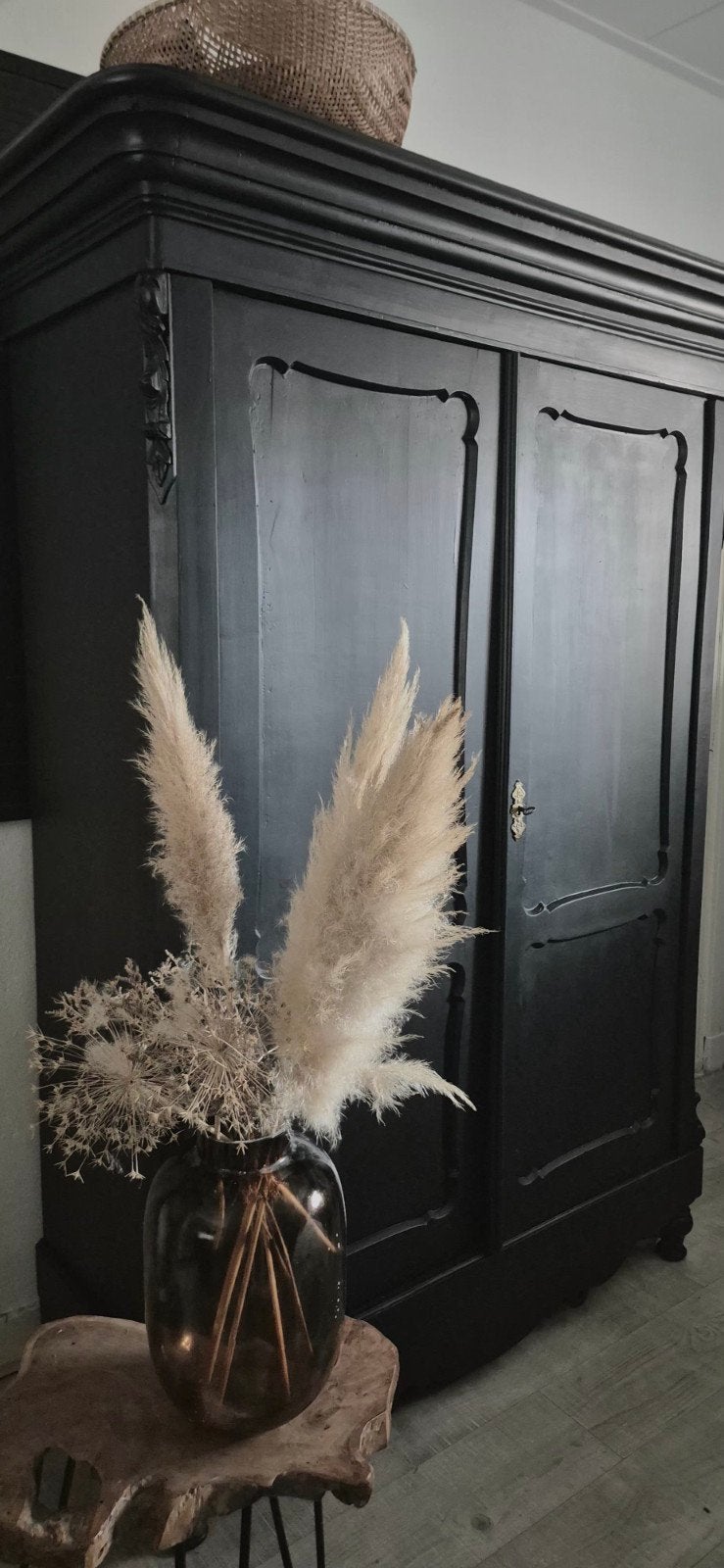 Biedermeier kast, Ophalen