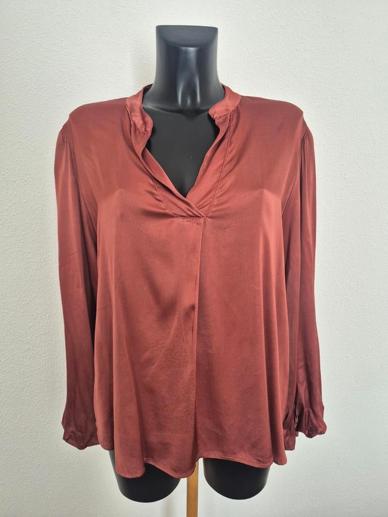 Tessa Koops Jade Satin Sienna Top L, Tessa Koops, Ophalen of Verzenden, Zo goed als nieuw, Maat 42/44 (L)