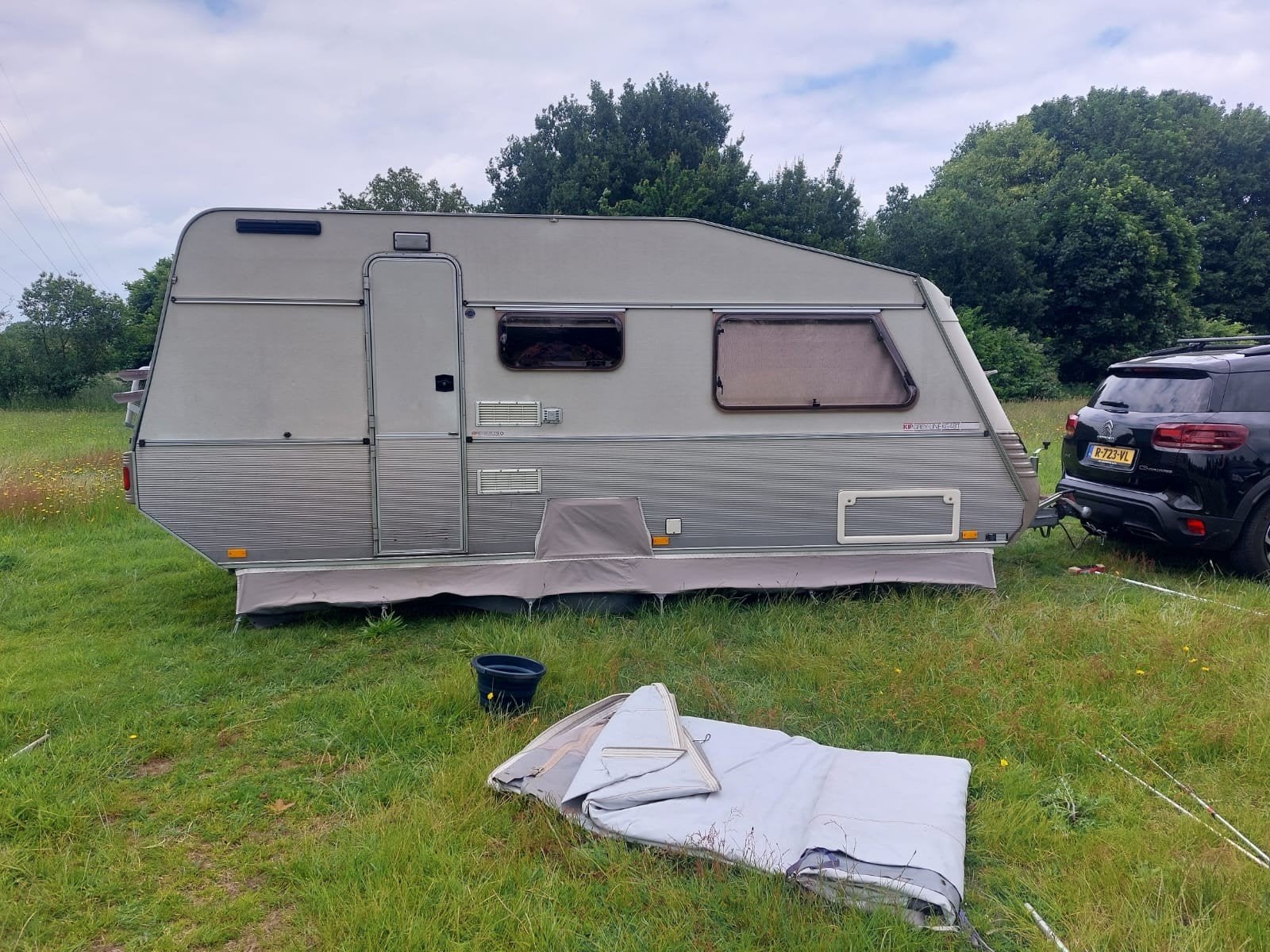 caravan KIP KG 48T, Kip, 750 - 1000 kg, 4 tot 5 meter, Fietsenrek