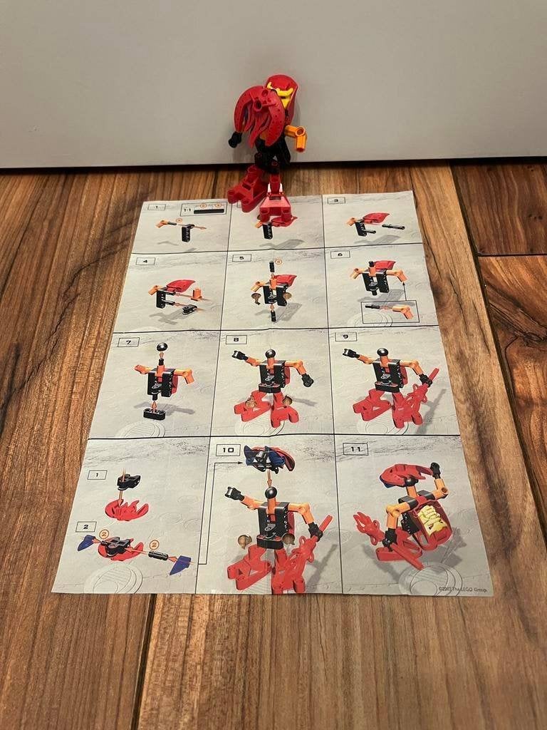 LEGO Technic Bionicle 8554 Bohrok Va, Bionicle, Lego, Ophalen of Verzenden, Zo goed als nieuw