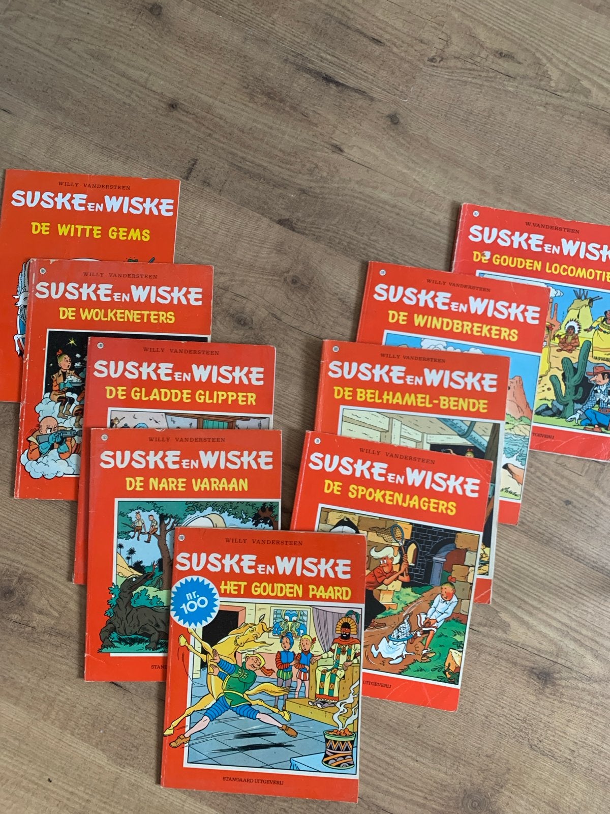 9 Suske en Wiske stripboeken - Diverse titels, Meerdere stripboeken, Ophalen, Gelezen