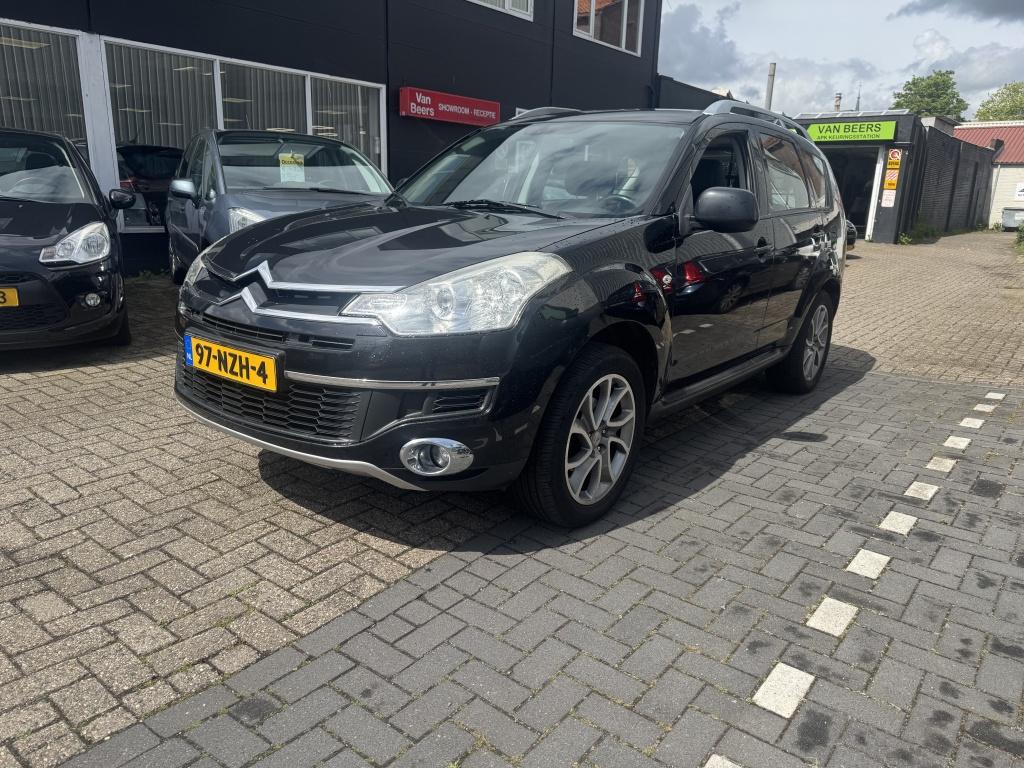 Citroën C-crosser 2.4-16V Dynamique (bj 2011, automaat), Auto's, Citroën, Automaat, 4 cilinders, Zwart, Bedrijf