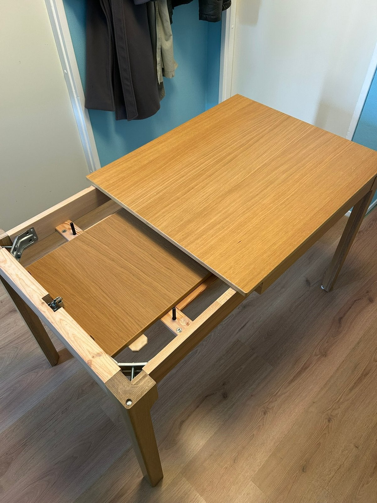 Foto 5 van EKEDALEN - Uitschuifbare tafel, eikenhout, IKEA
