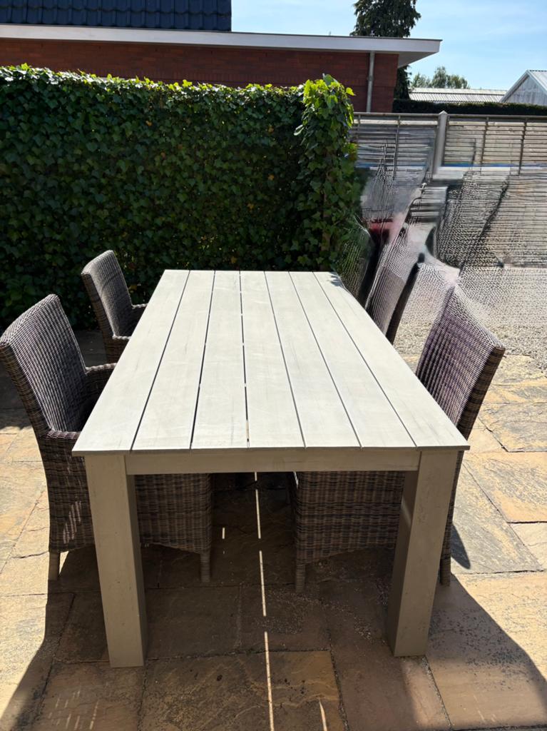 Tuintafel grijs Polywood (dining), Ophalen, Overige materialen, Gebruikt, Eettafel