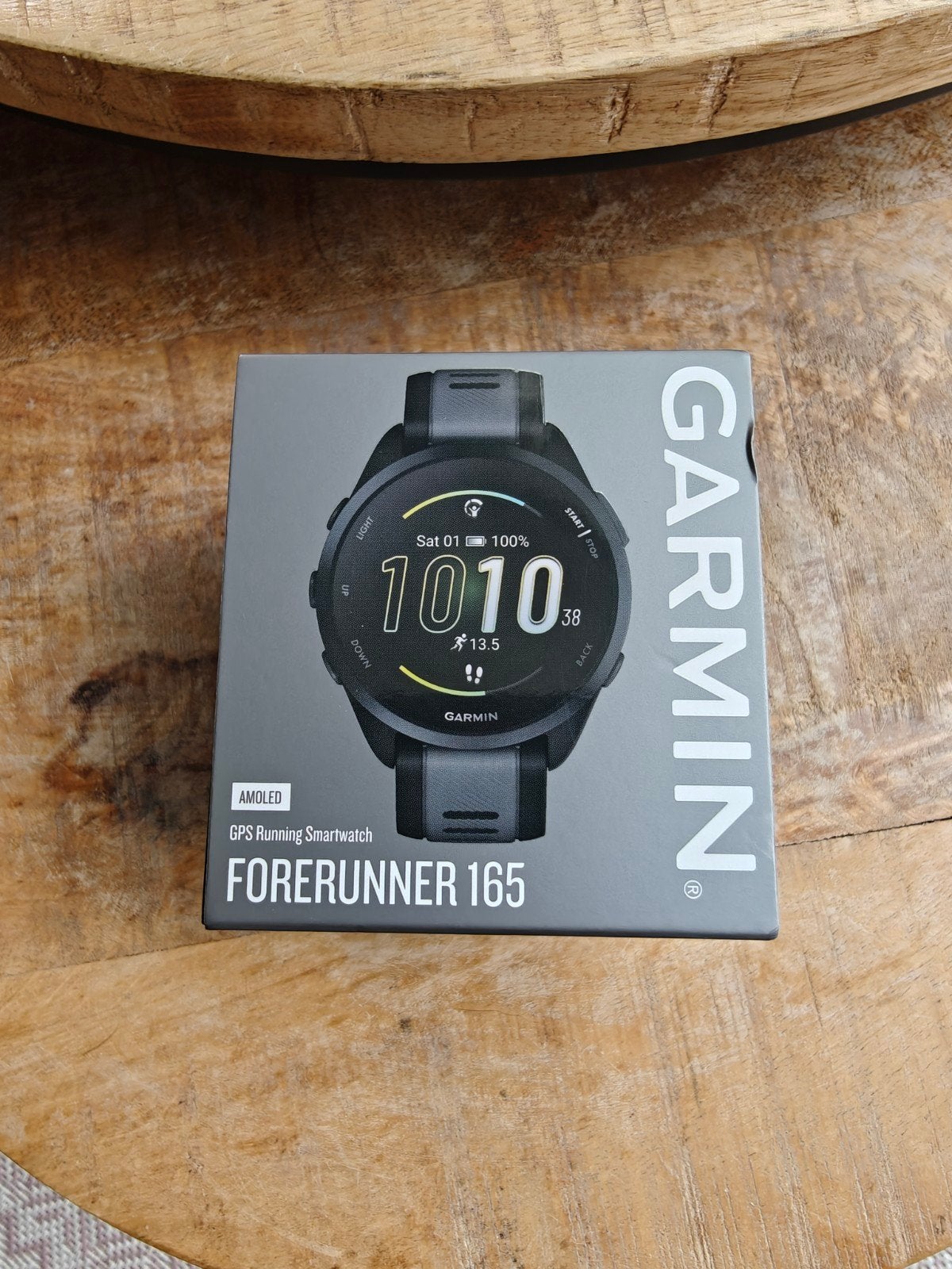 Garmin Forerunner 165 - Nieuw in doos (AMOLED) - Verzegeld, Zwart, Garmin, Nieuw, Ophalen of Verzenden
