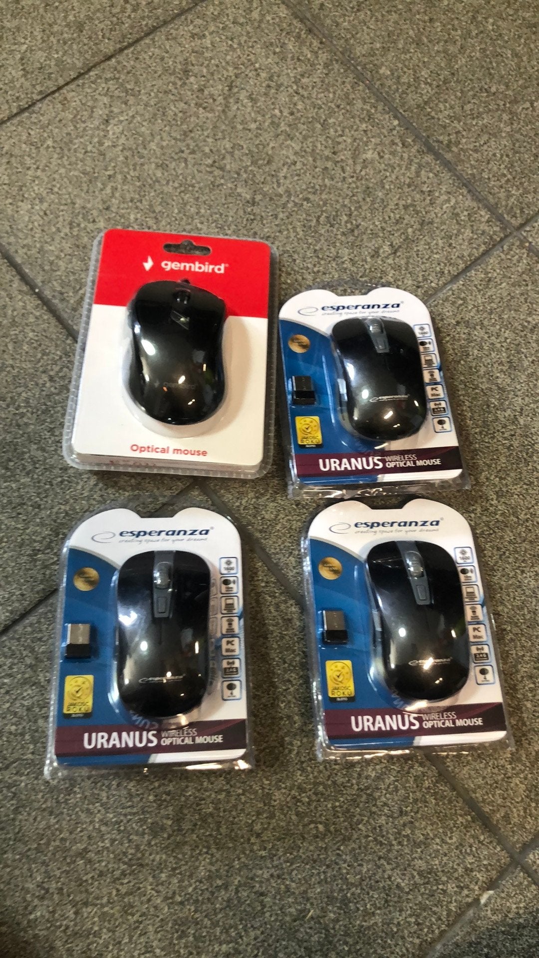 4x computermuizen, Computers en Software, Verzenden, Zo goed als nieuw, Muis