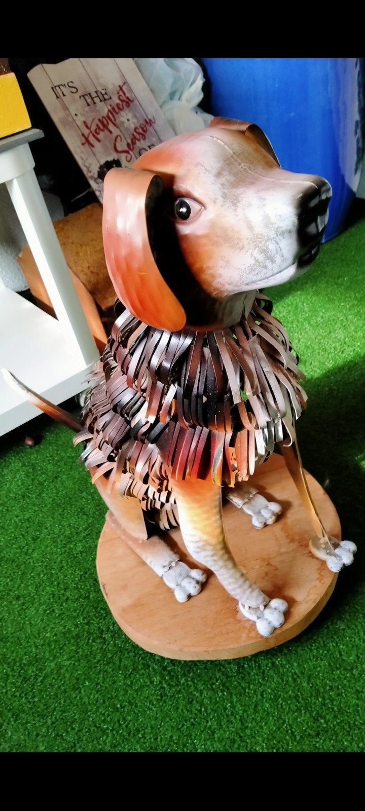 Hond - leuke tuin / balkon - voordeur decoratie, Tuin en Terras, Ophalen, Nieuw, Metaal