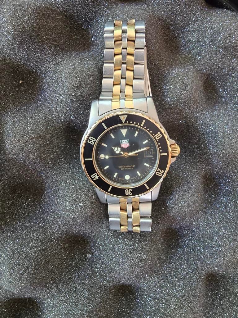 TAG Heuer Professional 2000 Staal/Goud, Ophalen of Verzenden, Staal, TAG Heuer