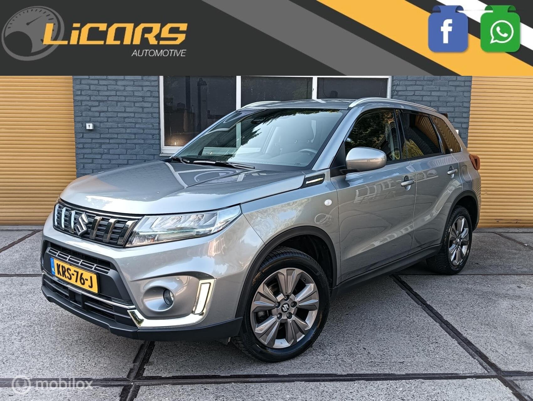 Suzuki Vitara 1.4 automaat Select Hybrid trekhaak/all season, Auto's, Suzuki, Stof, Gebruikt, Euro 6, 4 cilinders