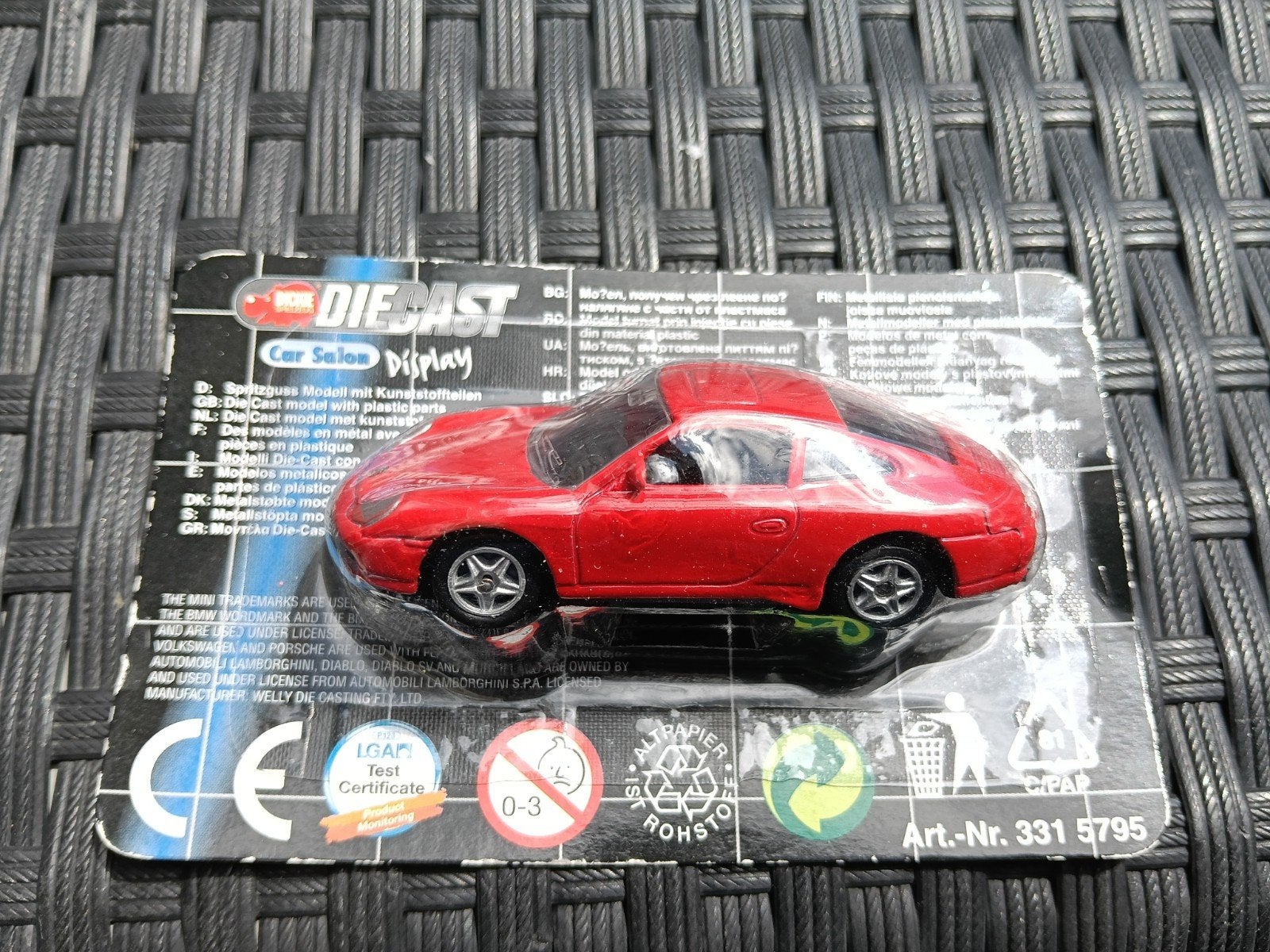 Welly diecast Porsche 911 Carrera 1/68 - Nieuw in verpakking, Ophalen, Nieuw, Auto, Overige merken