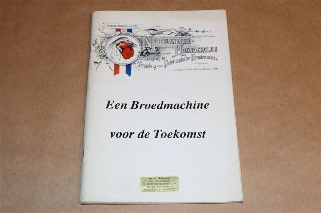 Een broedmachine voor de toekomst - Ned. Hoenderclub, Ophalen of Verzenden, Zo goed als nieuw, Paarden of Pony's