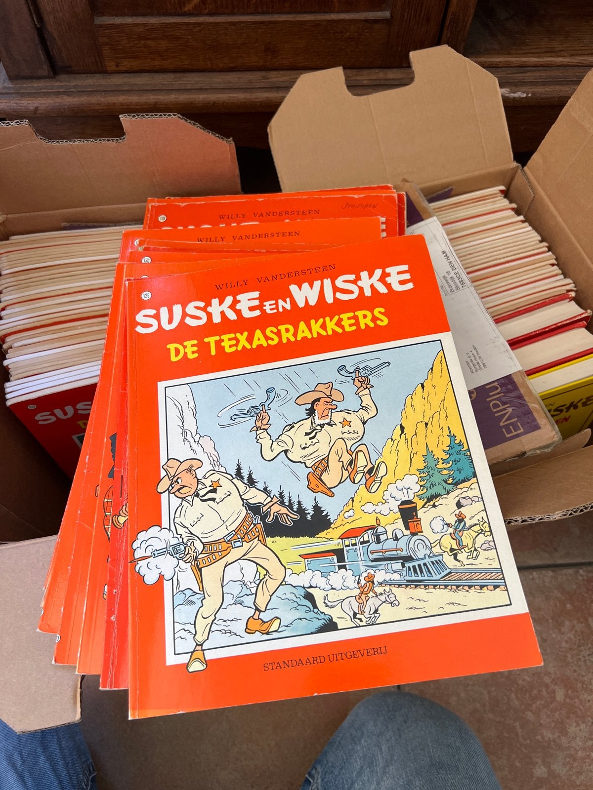 Suske en Wiske - De Texasrakkers (Standaard Uitgeverij), Meerdere stripboeken, Ophalen of Verzenden, Gelezen