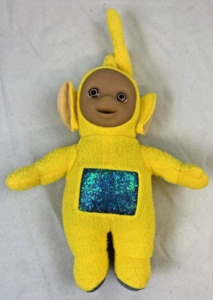 Laa-Laa Teletubbies geel knuffel vintage pop 30cm BBC 1990s, Coolsingel 104, 3011 AG Rotterdam, Netherlands, Overige merken, Overige typen