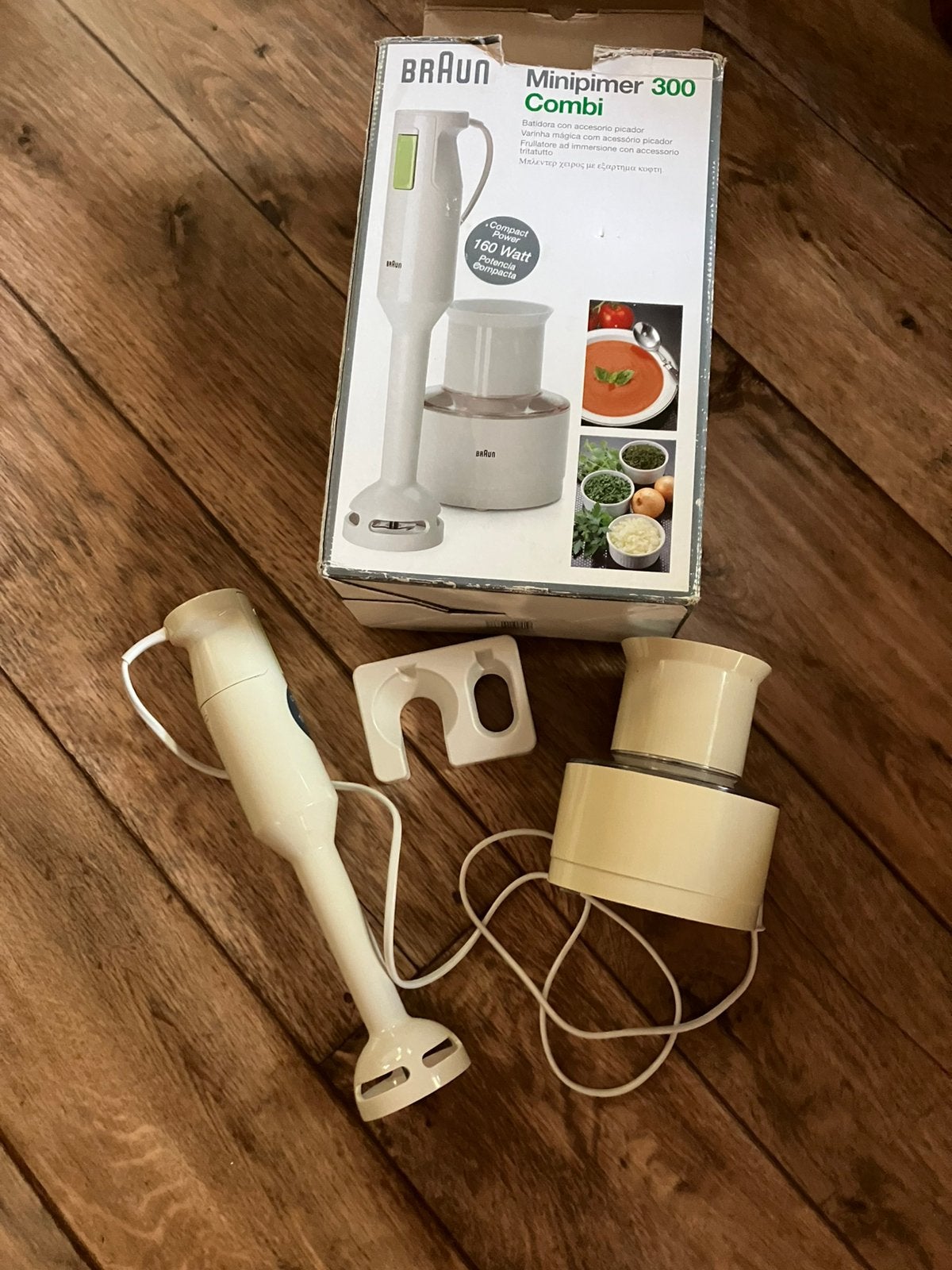 Braun staafmixer met hakmolen, Witgoed en Apparatuur, Minder dan 1 liter, Ophalen of Verzenden, Nieuw, 1 snelheid