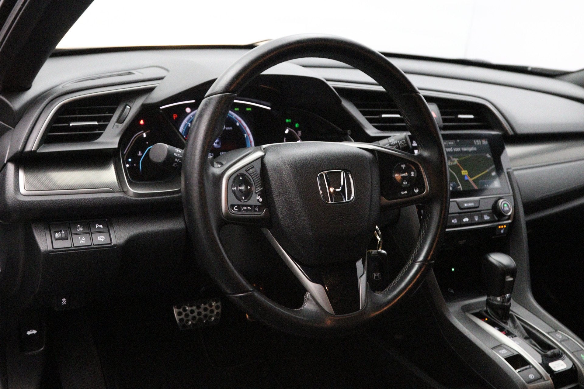 Honda Civic 127 PK 1.0 i-VTEC Automaat Premium, Adap. Cruise, 12 maanden, Stof, Gebruikt, Origineel Nederlands