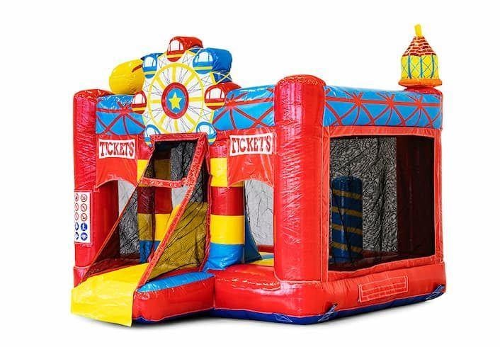 Springkussen Mini Circus te  Huur, Ophalen, Zo goed als nieuw, Overige