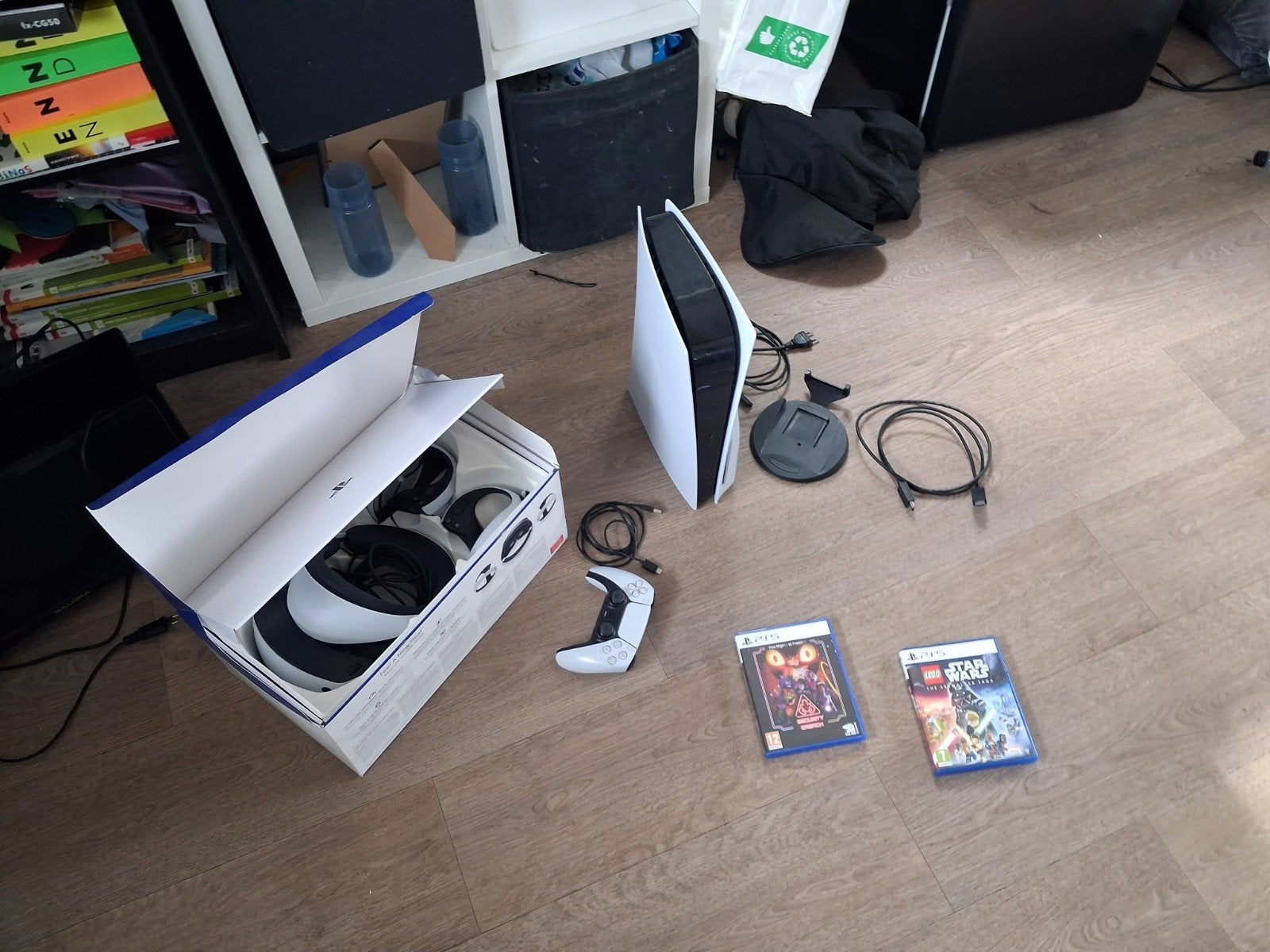 PlayStation 5 met PS VR2 en 2 games, Avontuur en Actie, 1 speler, Virtual Reality, Ophalen of Verzenden