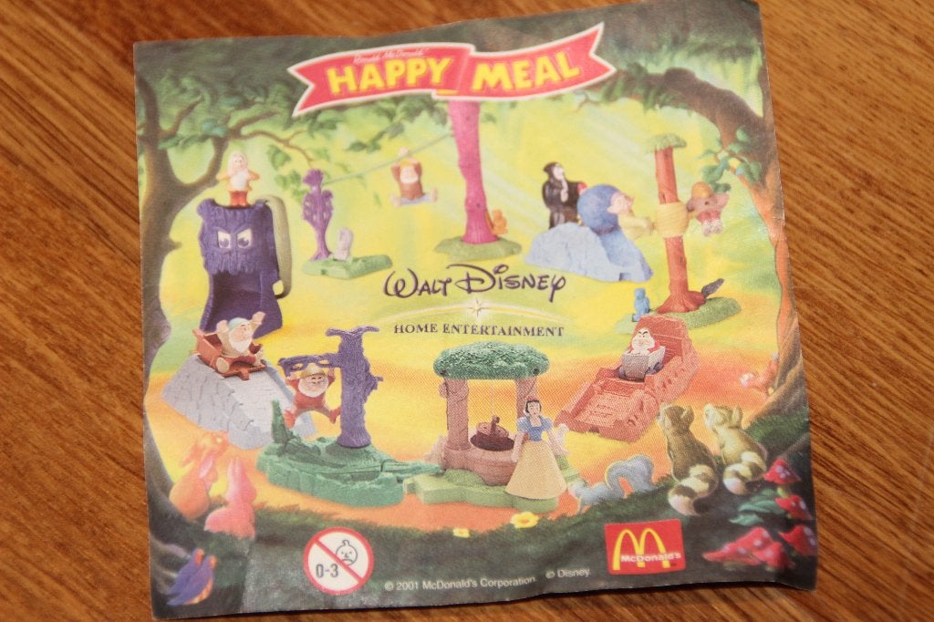 mc donalds sneeuwwitje en de 7 dwergen kompleet, Verzamelen, Ophalen of Verzenden, Zo goed als nieuw