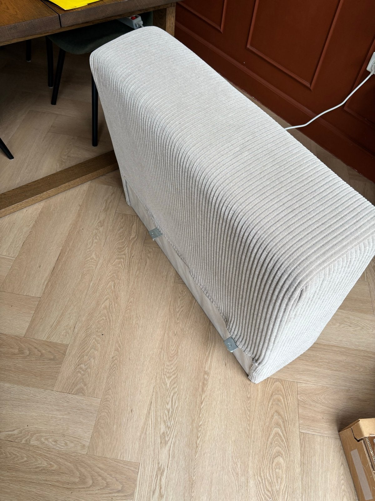 Ikea Jattebo armleuning beige, Ophalen, Zo goed als nieuw, 75 tot 100 cm, Stof
