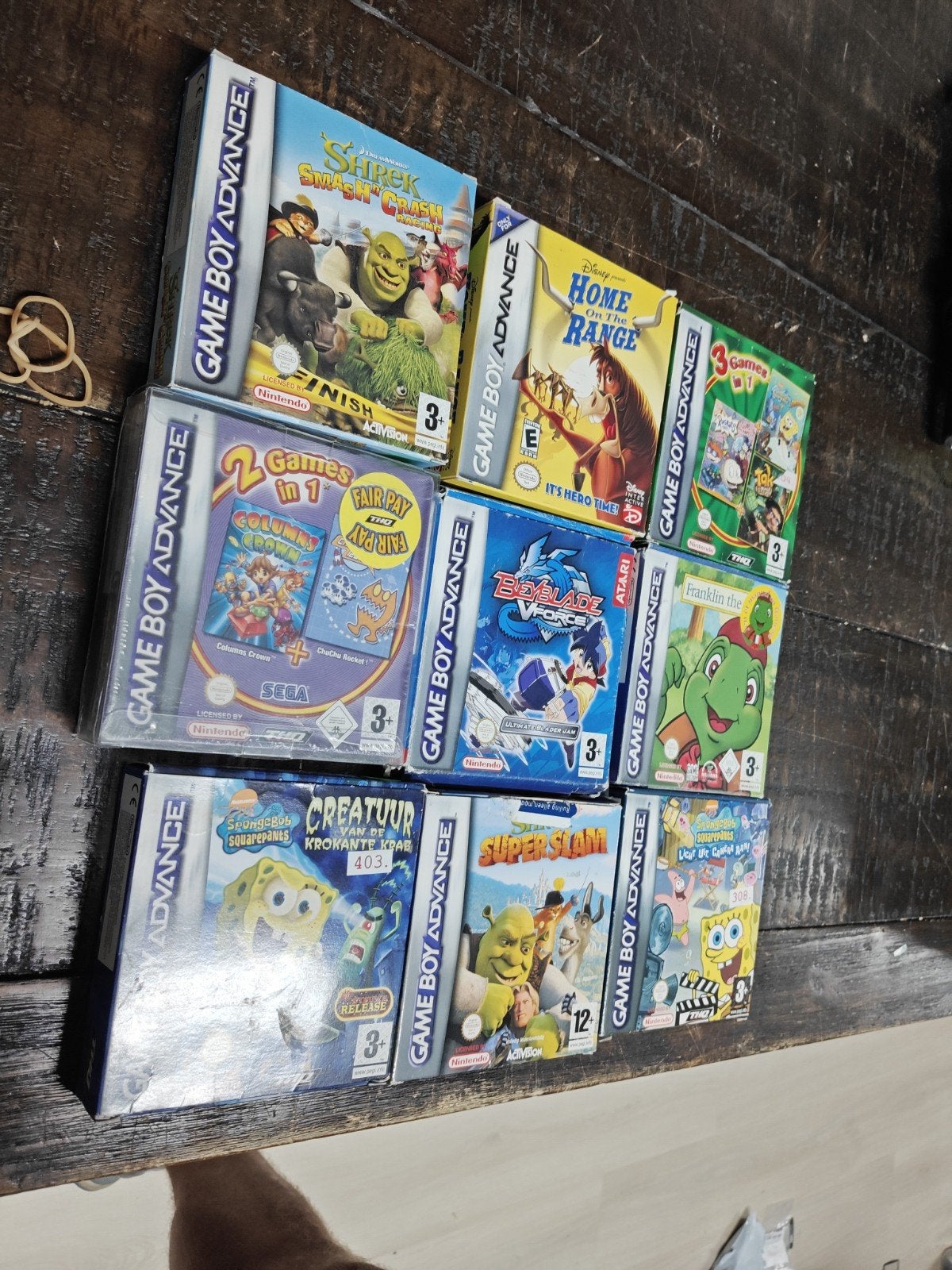 Gameboy Advance Spellen Bundel in doos, Gebruikt, 1 speler, Nintendo of Europe GmbH, Herriotstrasse 4, 60528 Frankfurt am Main, Duitsland