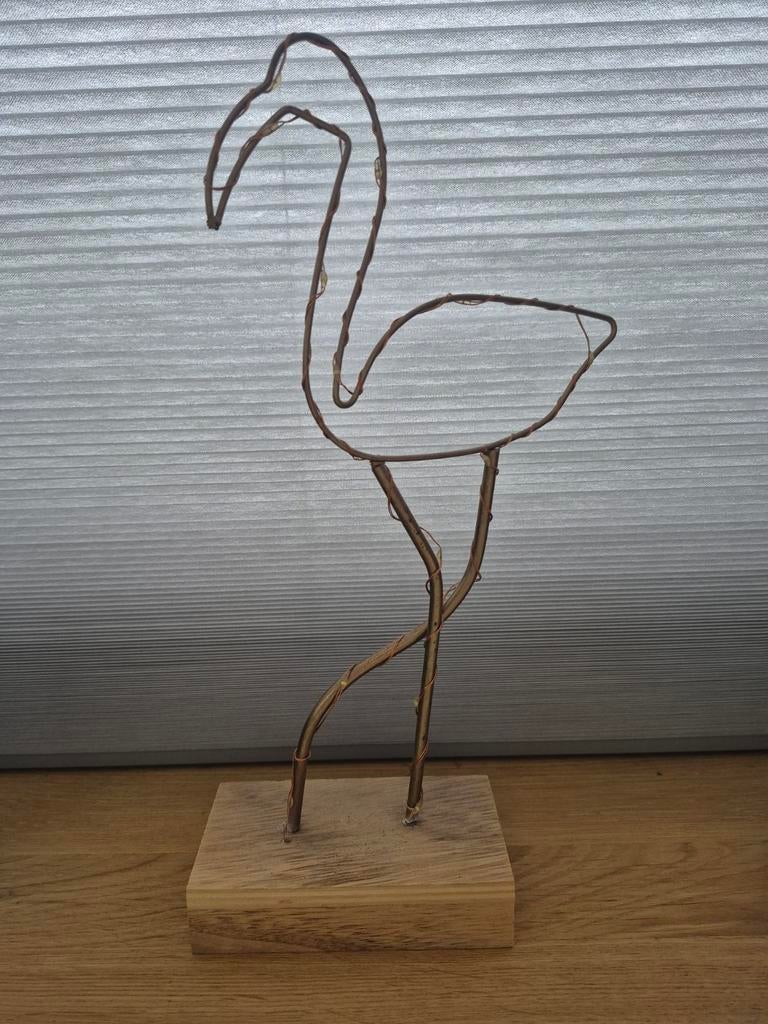 Flamingo lamp op batterij, Ophalen of Verzenden