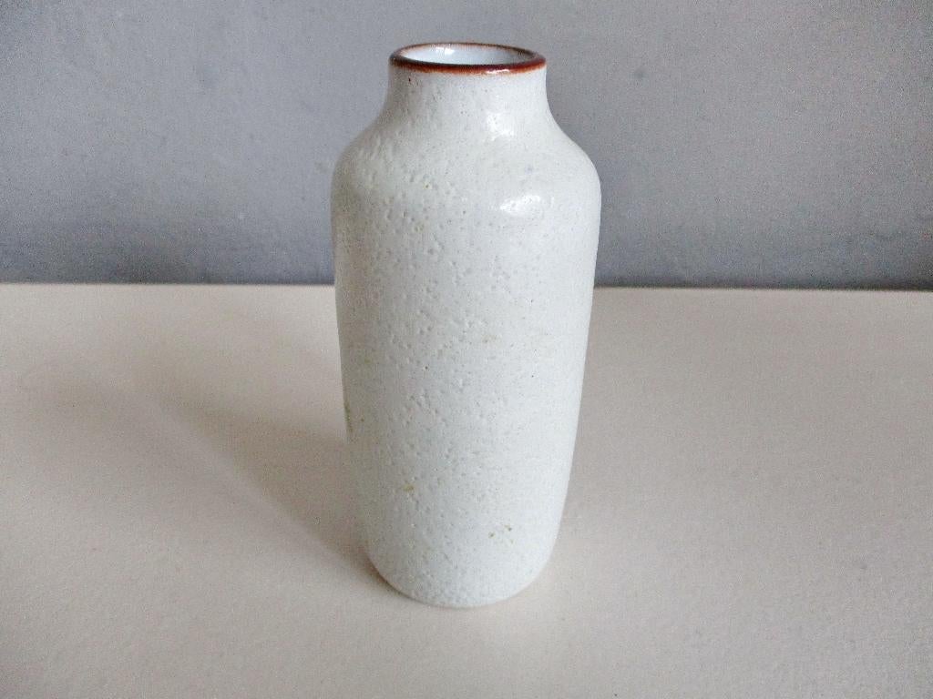 Vintage Jaap Ravelli vintage vaas wit witte glazuur, Antiek en Kunst, Ophalen of Verzenden