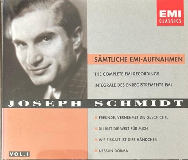 JOSEPH SCHMIDT Complete EMI recordings volume one 2 - CD, Gebruikt, Boxset, Ophalen of Verzenden, Romantiek
