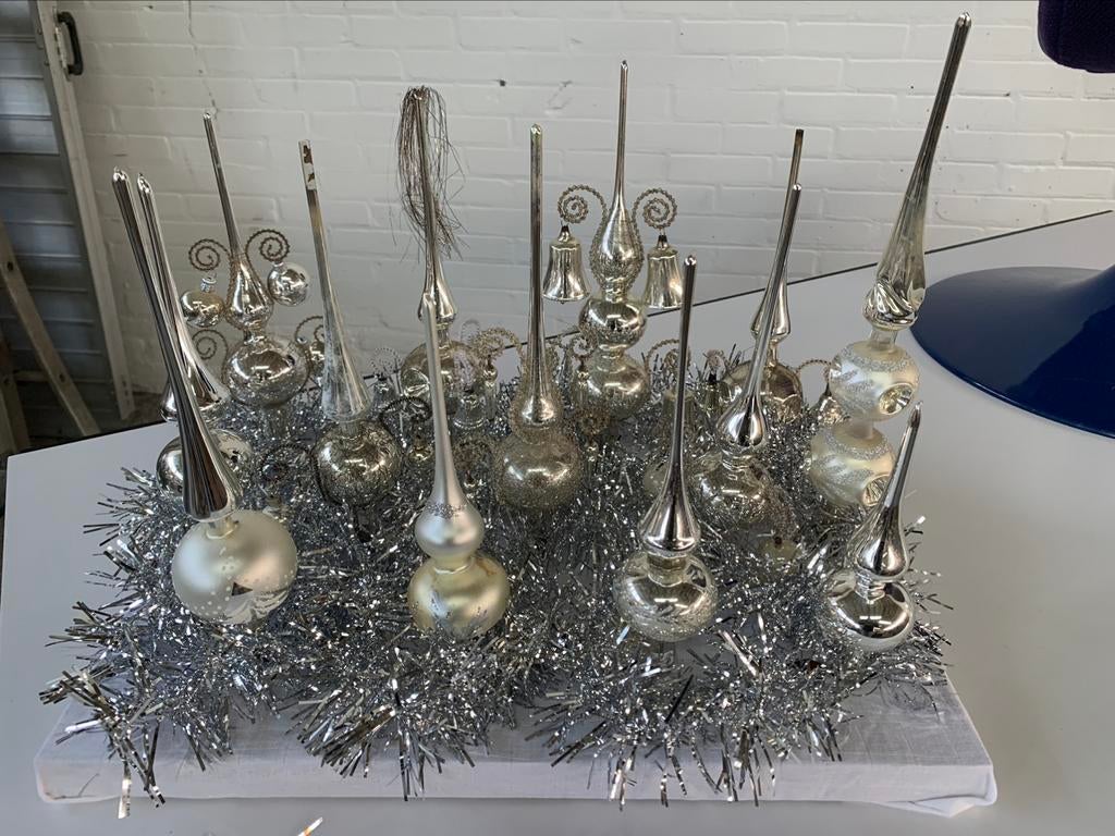 Piek kerstbal piekenplank of los te koop tinsel bel pieken., Ophalen of Verzenden