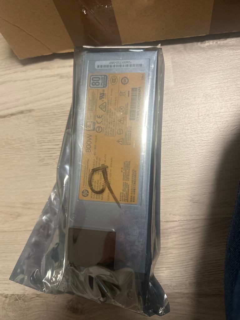 HP DPS-800AB Gen 9 Voeding 800W, Ophalen of Verzenden, Gebruikt