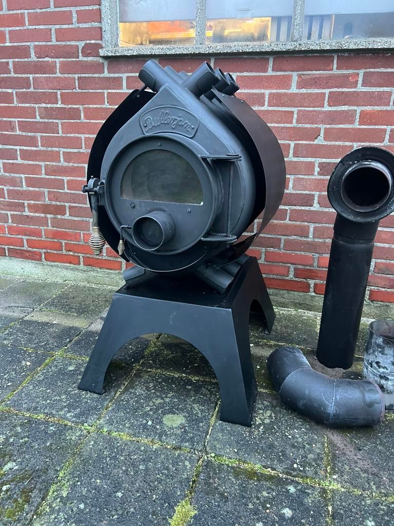 Bullerjan type 00 6kw houtkachel, Houtkachel, Ophalen of Verzenden, Zo goed als nieuw, Vrijstaand