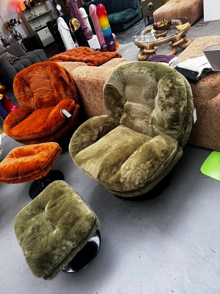 Weer binnen! Nieuwe retro tulp voet draaistoelen!, Spektakel wonen, Overige kleuren, Spektakelwonen, Ophalen of Verzenden