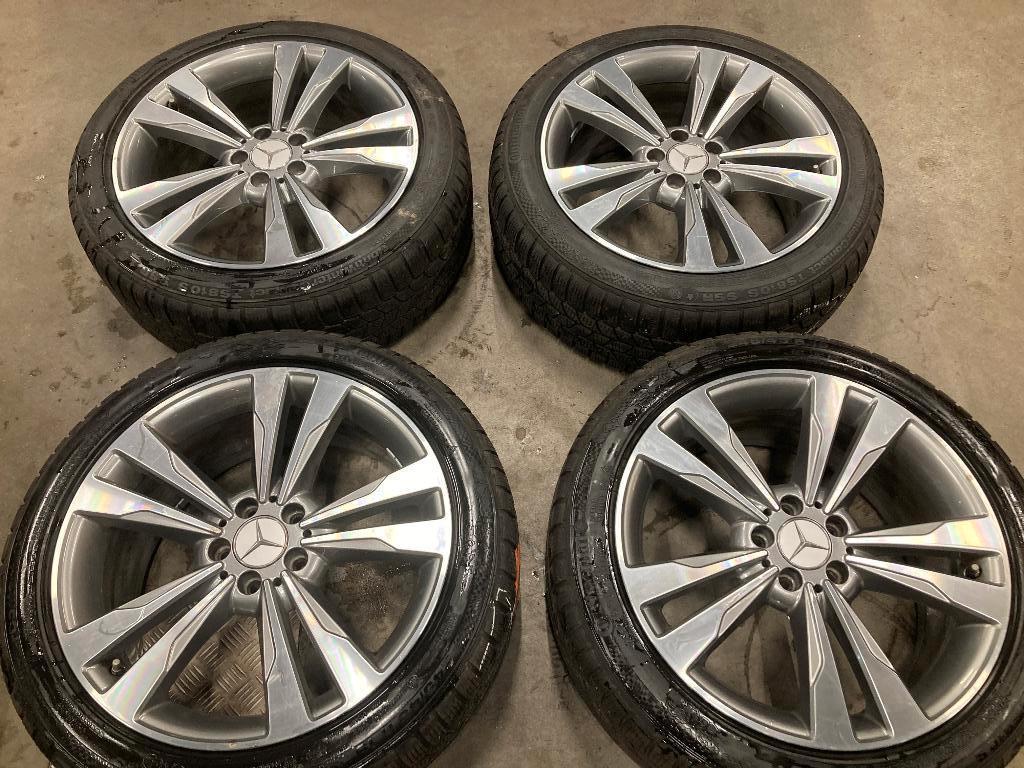 19 inch originele Mercedes velgen E/S/V-klasse - winterset, Banden en Velgen, Winterbanden, Personenwagen, Ophalen