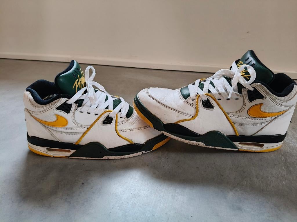 Nike Air Flight 89 - maat 42, Wit, Nike, Ophalen of Verzenden, Sneakers of Gympen