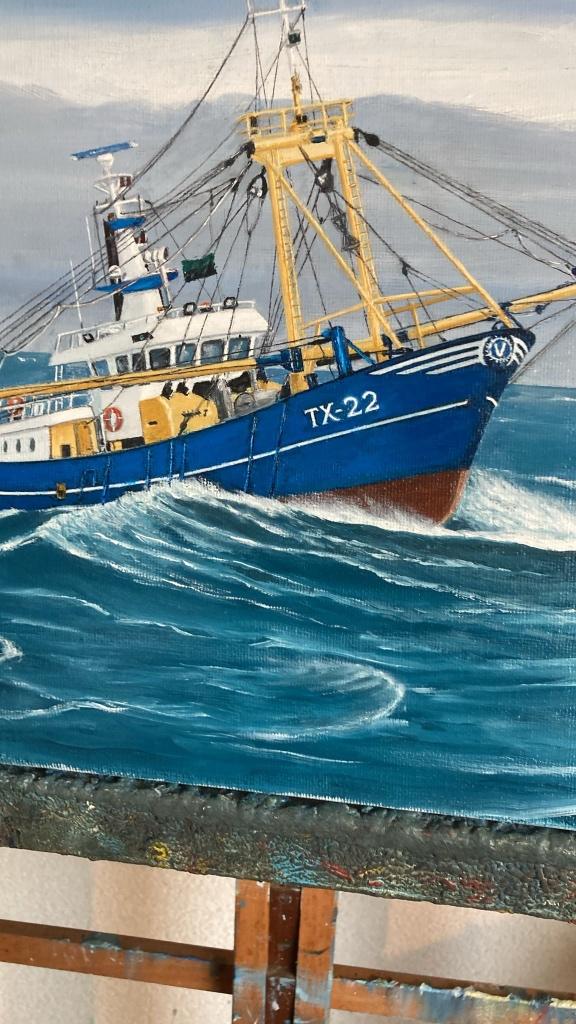 Olieverfschilderij TX 22 Rosalina op linnen doek, Ophalen