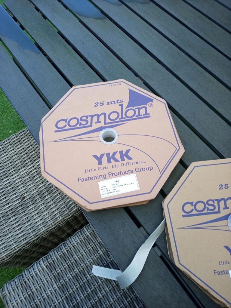 klittenband zelfklevend wit en zwart  19 mm, Ophalen of Verzenden, Nieuw, Overige typen