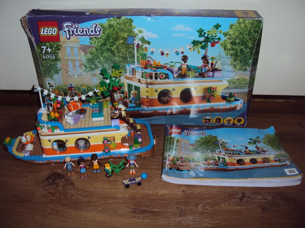 Lego Friends 41702 Woonboot incl. doos en boekje, Ophalen of Verzenden, Gebruikt, Complete set, Lego