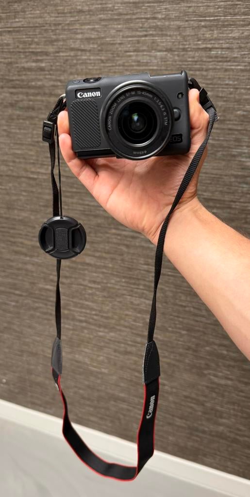 Canon EOS M200 systeemcamera – Compleet met hoes & tasje, Ophalen of Verzenden, Zo goed als nieuw, Canon, Geen optische zoom
