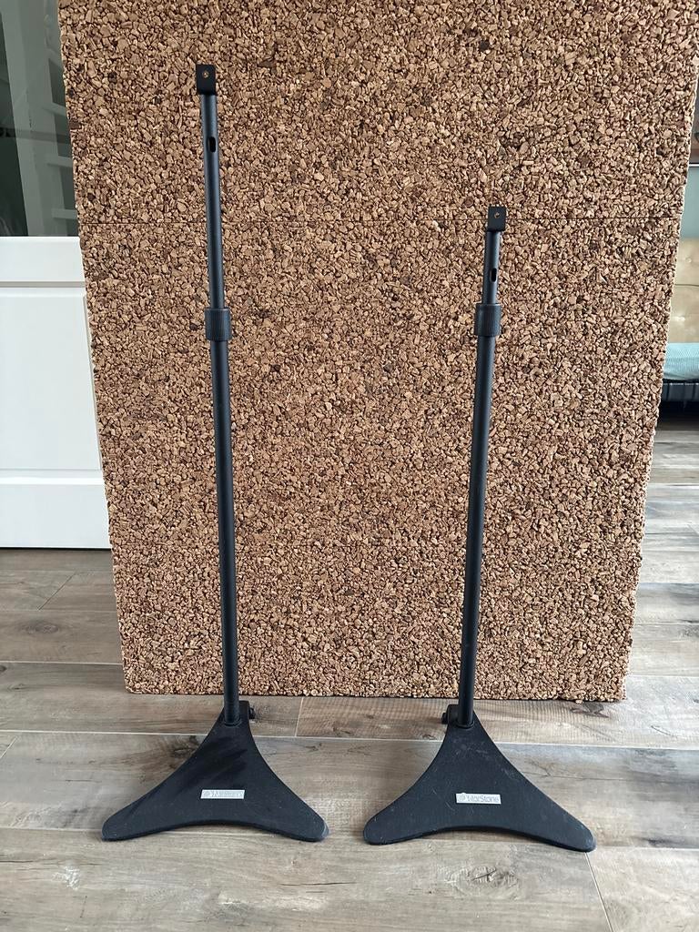 2x Norstone speaker steunen - verstelbaar, Ophalen, Gebruikt, Front, Rear of Stereo speakers, Overige merken