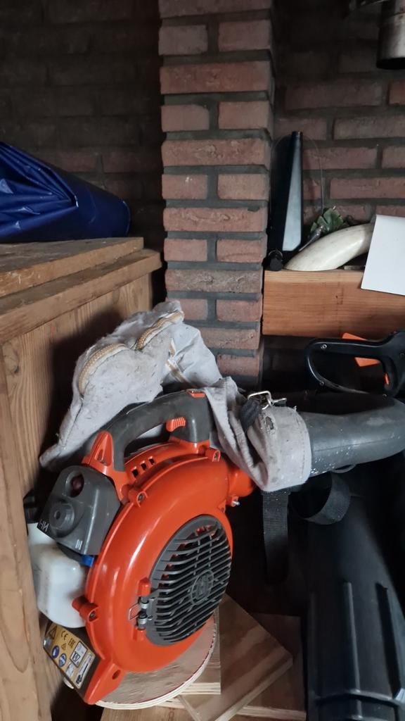 Husqvarna bladblazer, Ophalen, Gebruikt, Benzine
