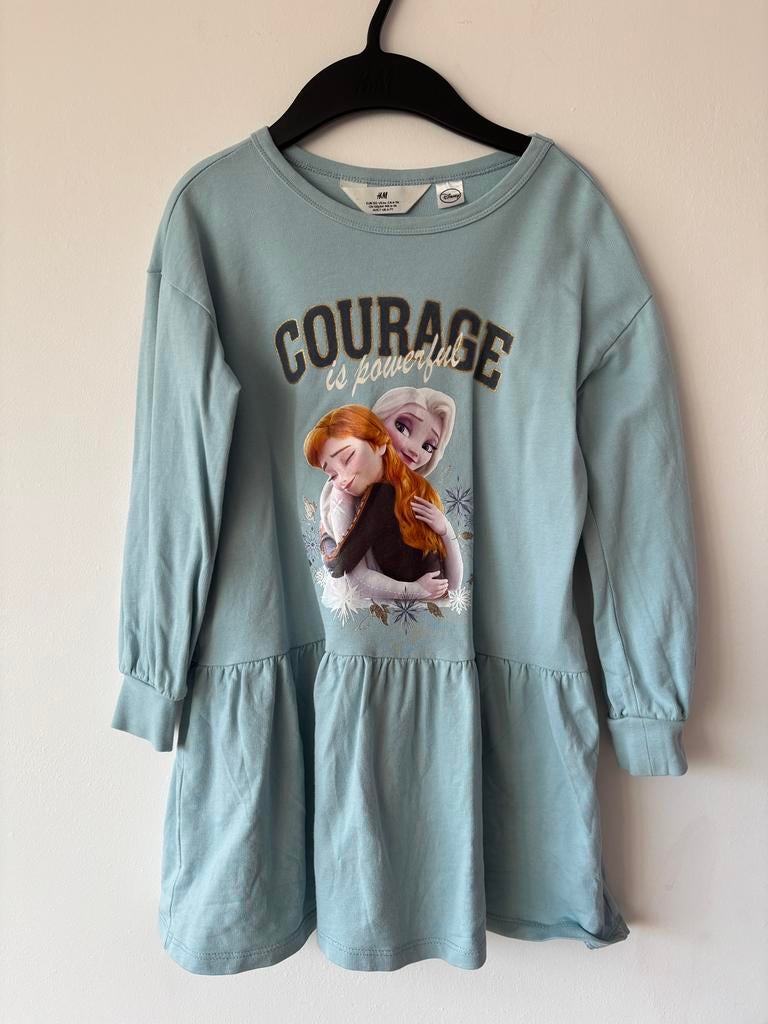 H&M frozen jurk maat 122, Ophalen of Verzenden, Zo goed als nieuw, Meisje, Jurk of Rok