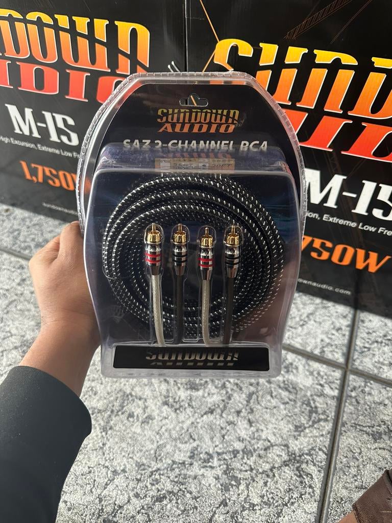 Sundown Audio - SAZ 2 Kanaals high end RCA OFC Nieuw, Auto diversen, Autospeakers, Verzenden, Nieuw, Nvt, Nvt