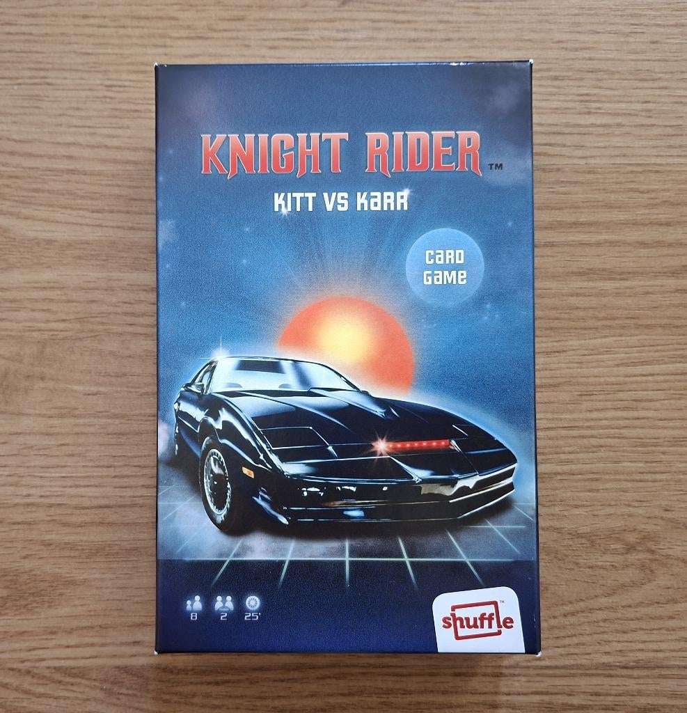 Knight Rider kaartspel, Een of twee spelers, Ophalen of Verzenden, Nieuw, Shuffle