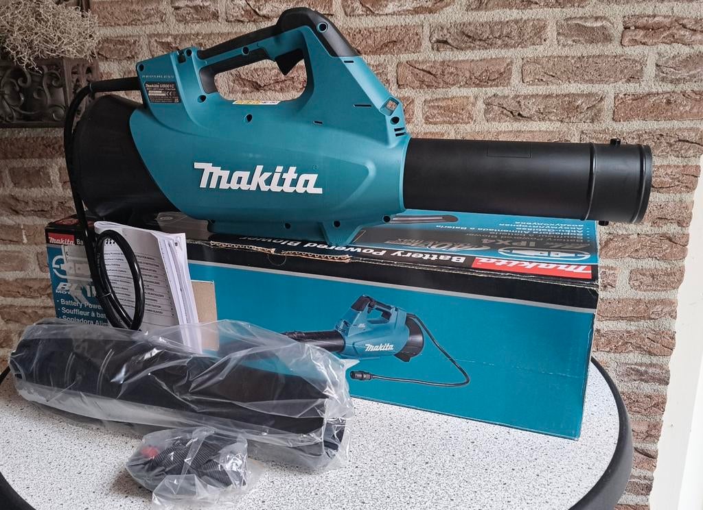 Makita® 40V Bladblazer Nieuw  + Rugdrager voor 4 accus., Nieuw, Ophalen of Verzenden, Makita, Accu