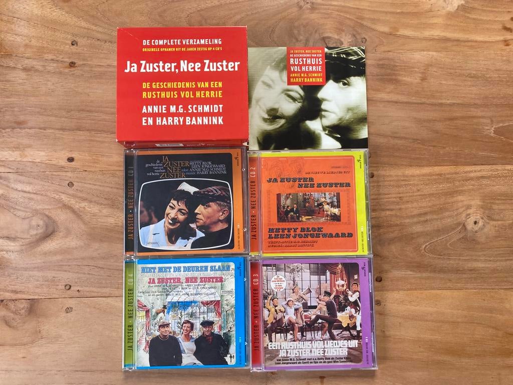 Ja zuster, nee zuster box 4 CDs, Ophalen of Verzenden, Gebruikt, Soundtrack of Musical