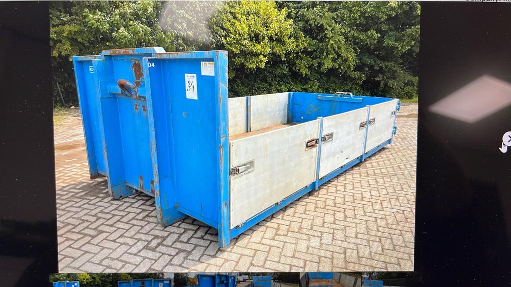 Haakarm container laadvloer platte bak afzetbak- kwaliteit, Ophalen of Verzenden